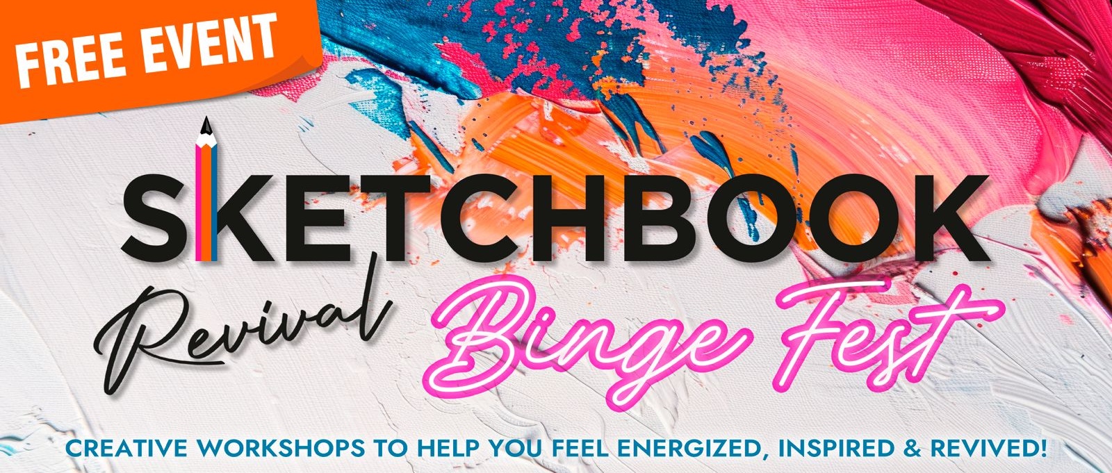 Sketchbook Revival 2023 Page Banner No Text